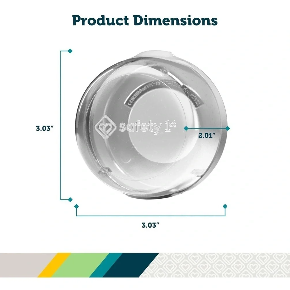 Safety 1st Clear View Stove Knob Covers 5pk